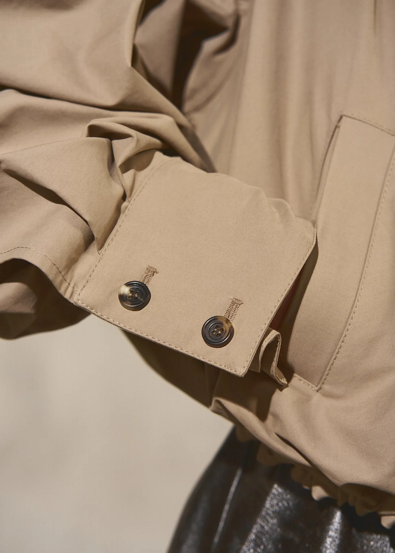 BLOUSON JACKET - Sand - Image 6
