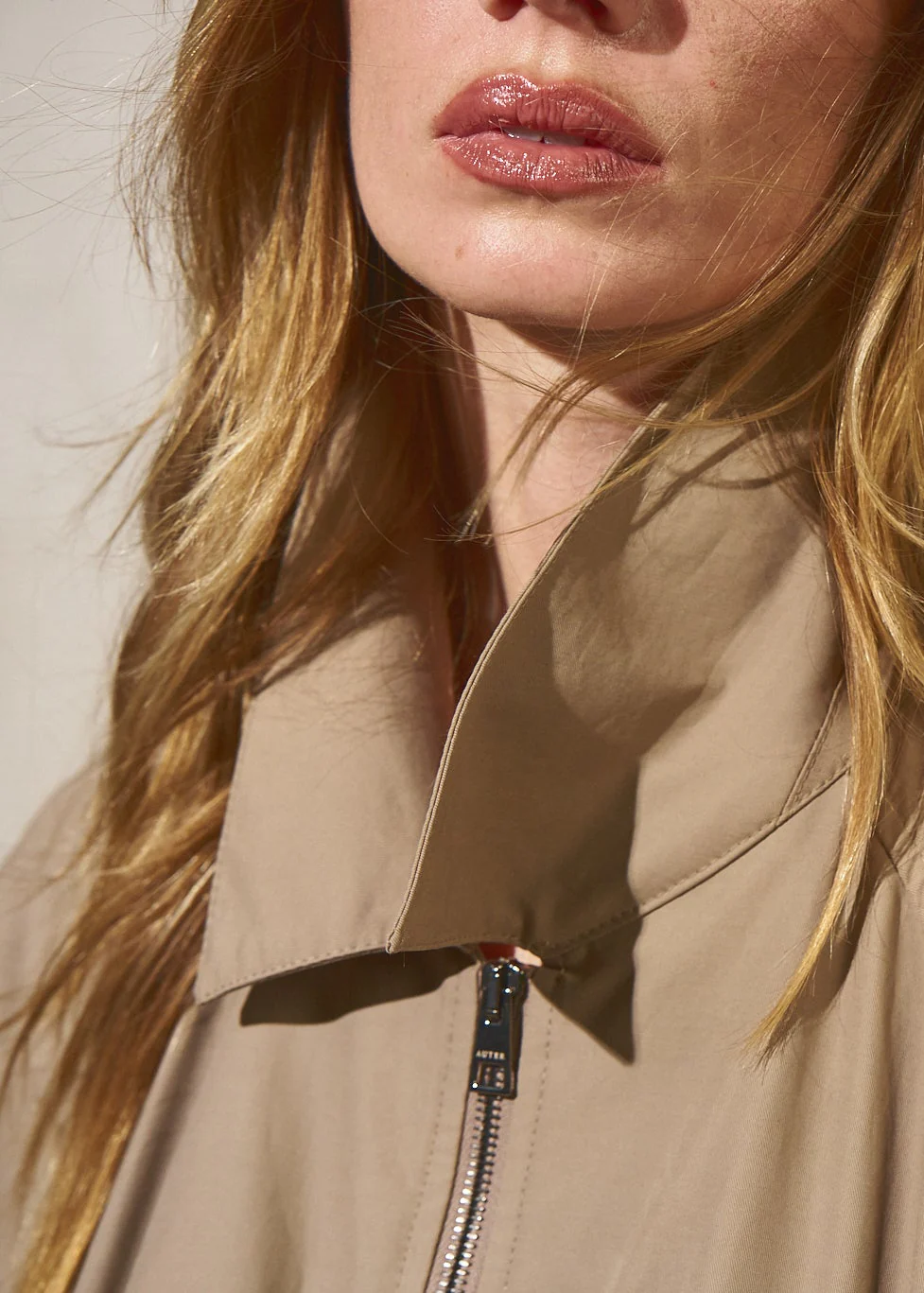 BLOUSON JACKET - Sand - Image 7
