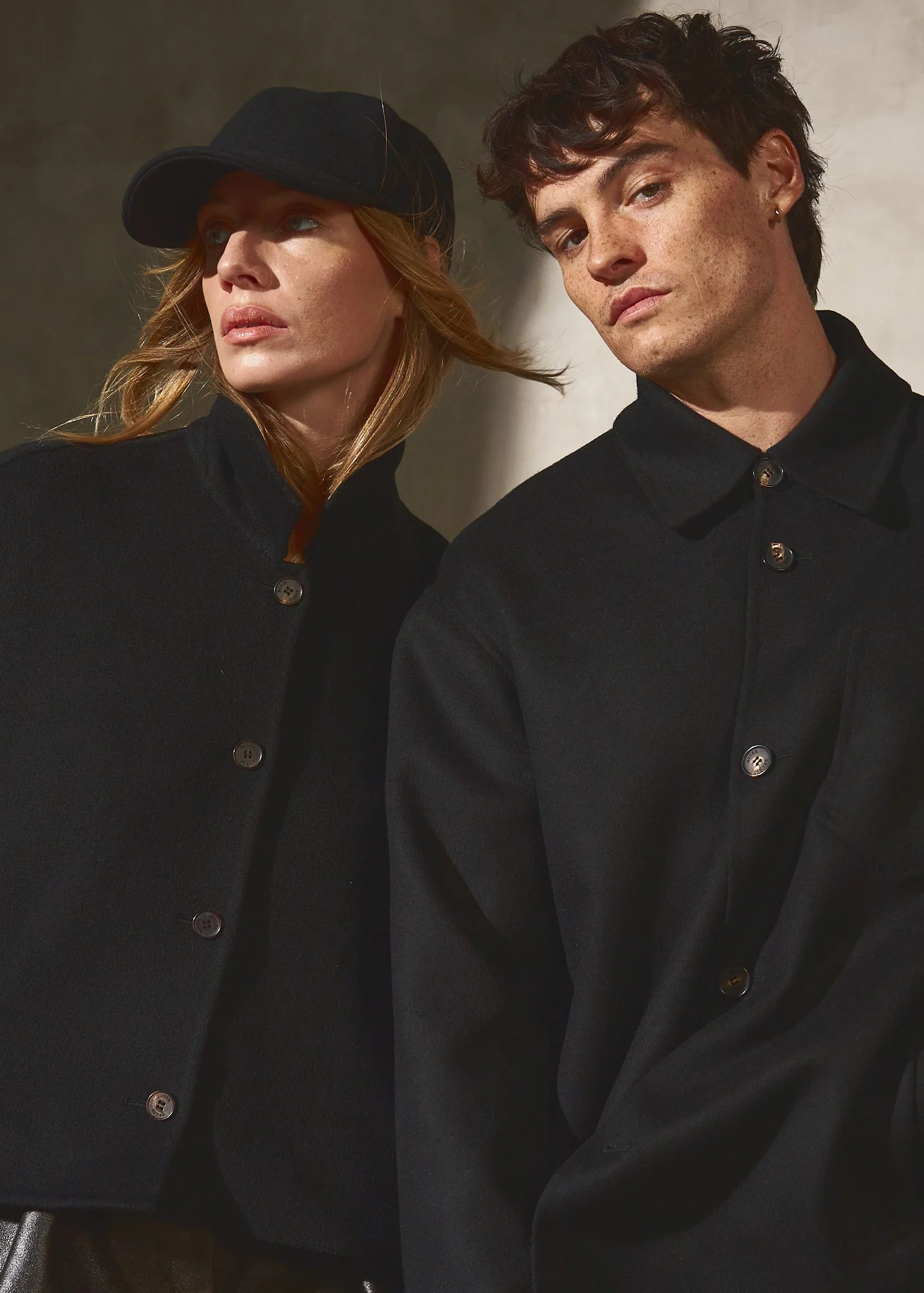 CROPPED WOOL SHIRT JACKET - Noir - Image 7