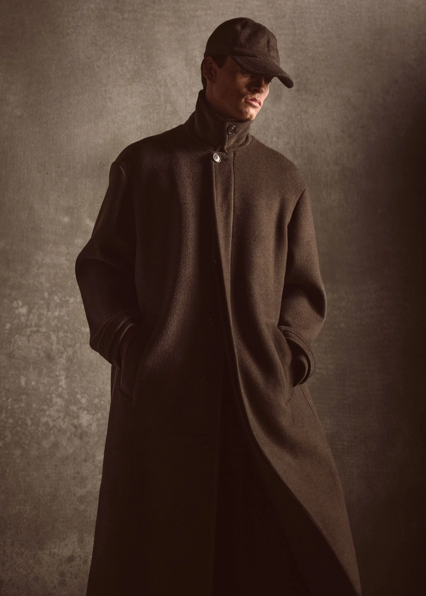 WOOL MAC COAT  - Noir - Image 3