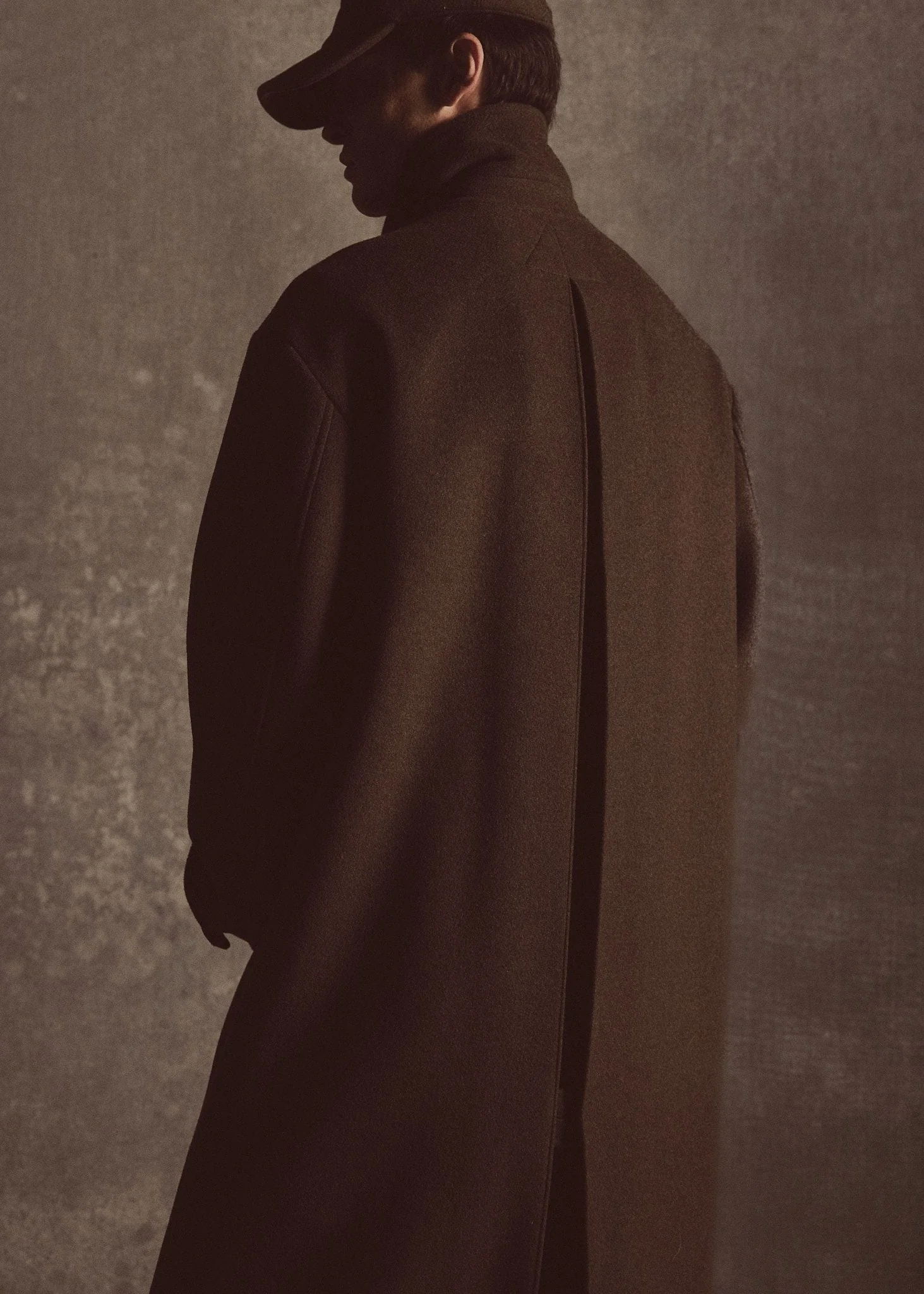WOOL MAC COAT  - Noir - Image 8